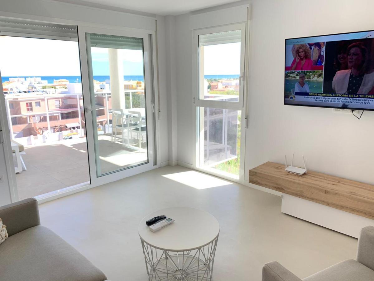 Beautiful Apartment With Pool Near The Beach Oliva Exterior foto
